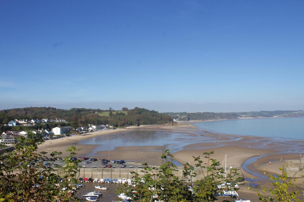 Beach House With Sea Views Over Saundersfoot Bay Extérieur photo