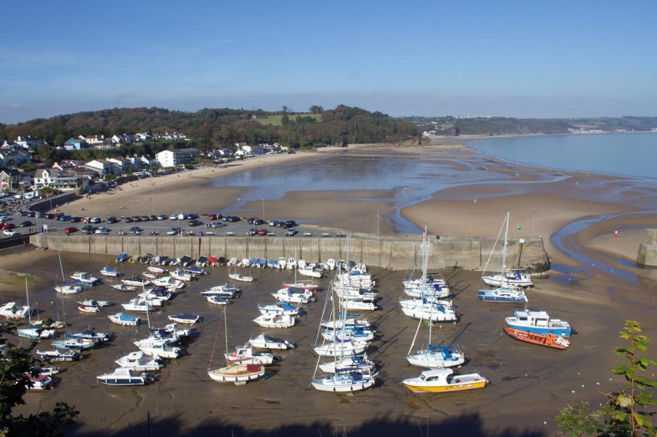 Beach House With Sea Views Over Saundersfoot Bay Extérieur photo