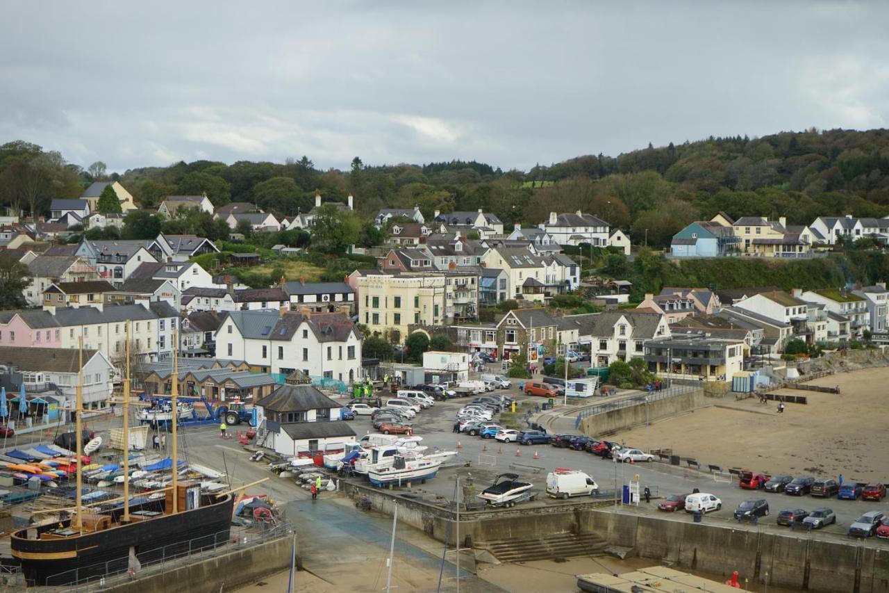 Beach House With Sea Views Over Saundersfoot Bay Extérieur photo