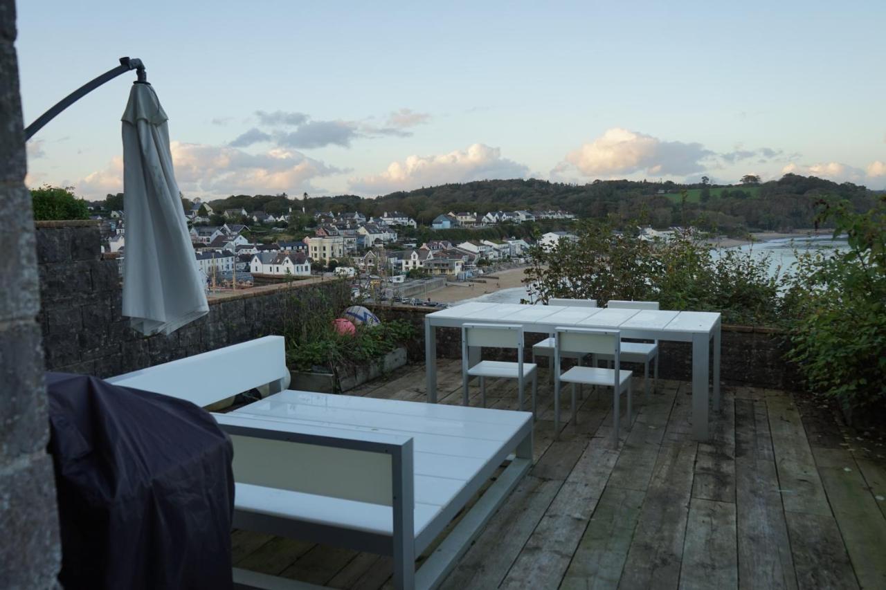 Beach House With Sea Views Over Saundersfoot Bay Extérieur photo