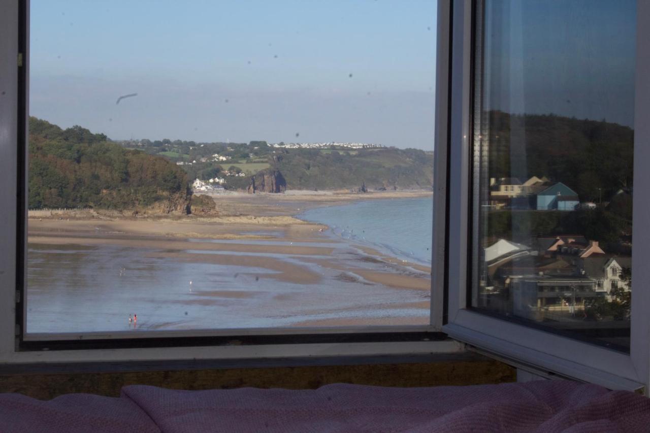 Beach House With Sea Views Over Saundersfoot Bay Extérieur photo