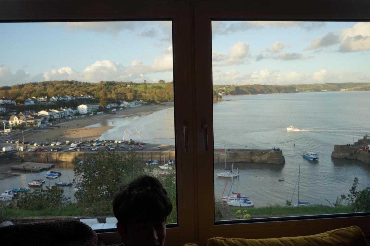 Beach House With Sea Views Over Saundersfoot Bay Extérieur photo